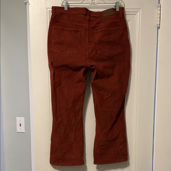 Madewell Rust Button-Fly Pants - Picture 4 of 4